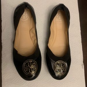 Tory Burch Ballet Flat Minnie Leather